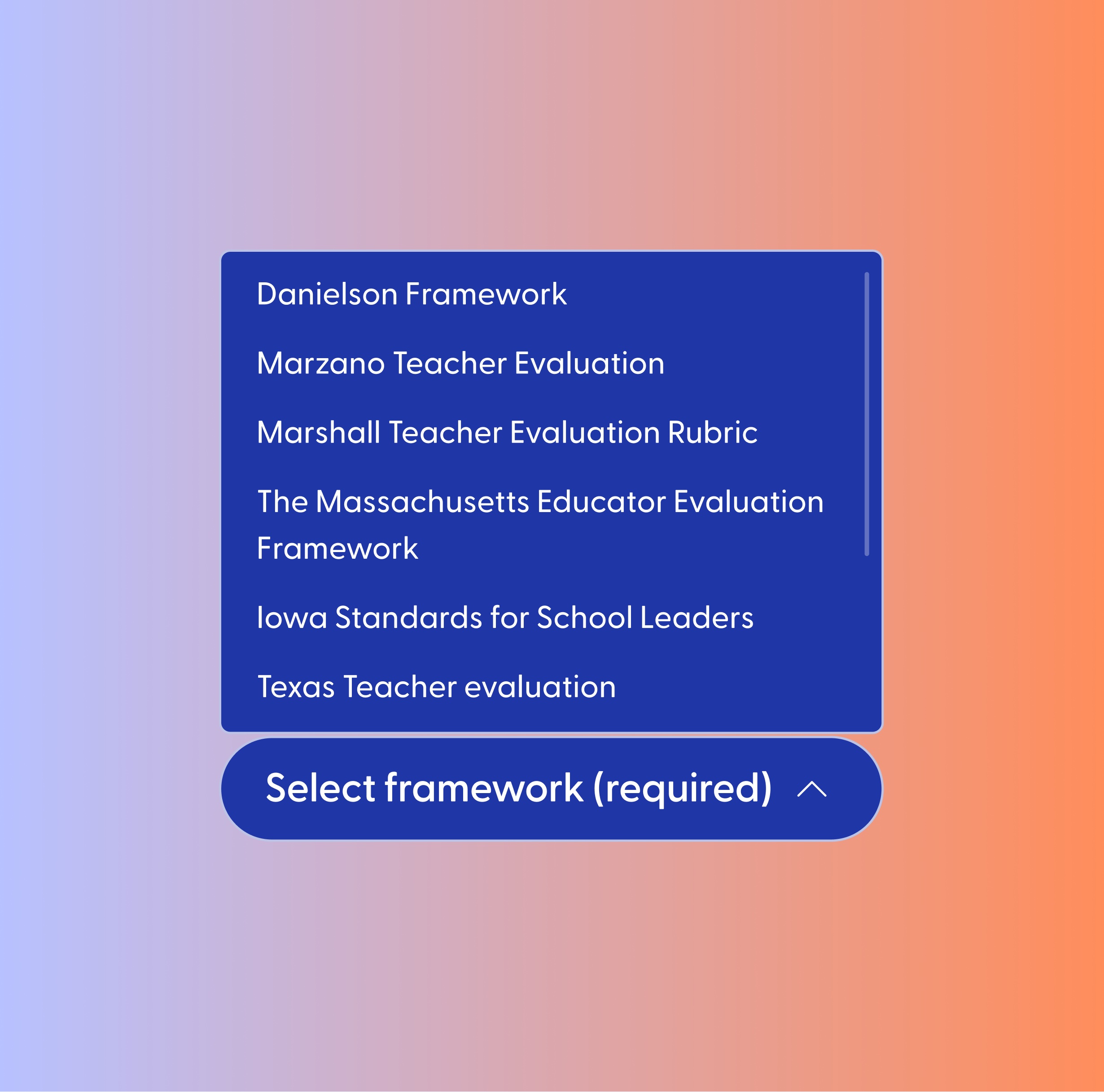 Leverage over 50 evaluation frameworks